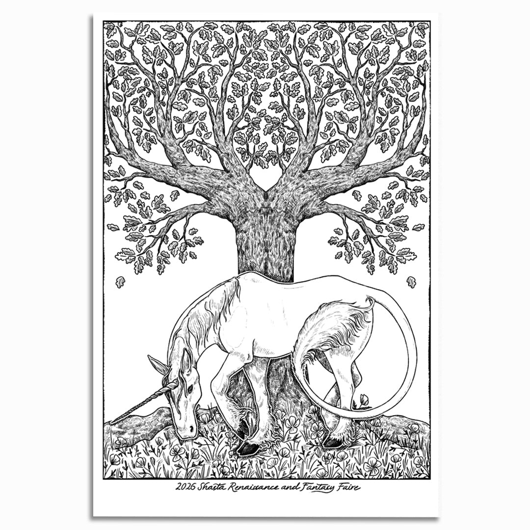 2026 Shasta Renaissance & Fantasy Faire - Limited Edition Poster