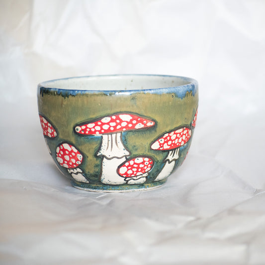 Red Mushroom Bowl