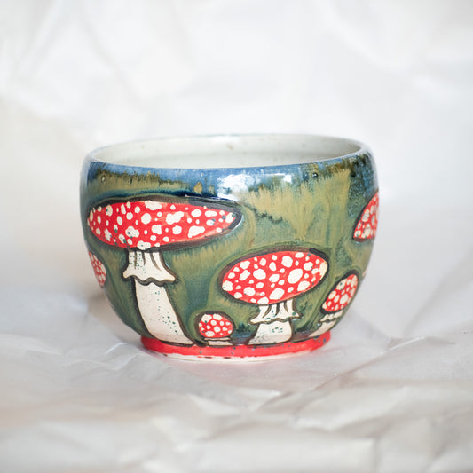 Red Mushroom Bowl